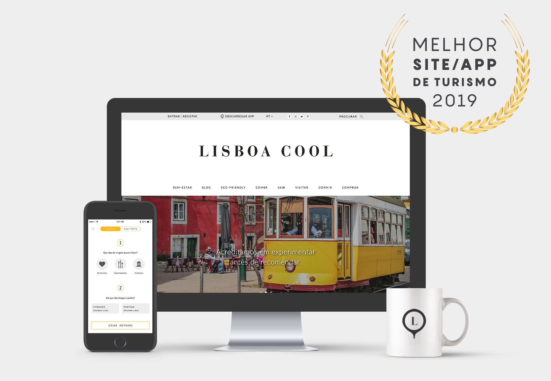Site e app Lisboa Cool