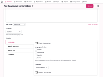 Block Content Visibility